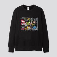 CODLiang Te Sesame Street joint sweater men and women couple loose round neck trend student printing