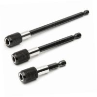 【cw】 1pc 60mm 100mm 150mm 1/4 Inch Shank Release Screwdriver Bit Holder Extension Bar !