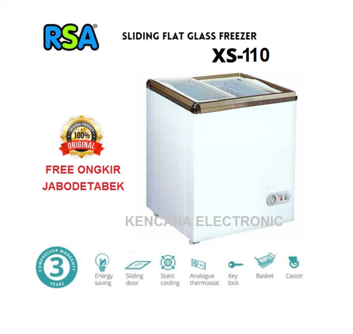 freezer rsa sliding door