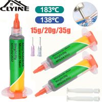 ☇♤☂ 138/183℃ Solder Paste Lead-free Syringe Flux For Soldering Needle Tube Tin Solder Paste Welding SMD Flux Repair Welding Paste