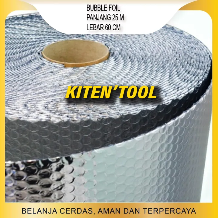 Aluminium Foil Bubble Bubble Foil Peredam Panas Atap Lebar M X