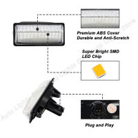 สำหรับนิสสัน Altima Maxima ใบ Rogue Murano เบิก Sentra สำหรับ Infiniti JX35 QX60 QX56 QX80 2ชิ้น LED จำนวนแผ่นไฟ