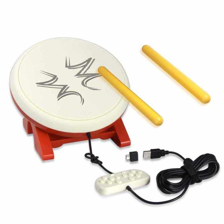 taiko-drum-for-nintendo-switch-and-nintendo-switch-lite-ชุดกลอง-taiko-กลอง-taiko-dobe-taiko-drum-taiko-drum-กลองไทโกะ-drum-set-for-switch-tns-1867d