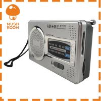 AM FM เครื่องเล่นวิทยุสองความถี่ขนาดเล็กสำหรับผู้สูงอายุ,เครื่องเล่นเพลง HiFi วิทยุแบตเตอรี่ขับเคลื่อนพอยเตอร์วิทยุแจ็ค3.5มม. เสาอากาศ