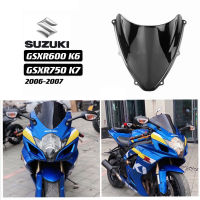 FOR SUZUKI GSXR600 750 K6 K7 2006-2007 SMALL R MOTORCYCLE WINDSCREEN BLACK TRANSPARENT FRONT WINDSCREEN