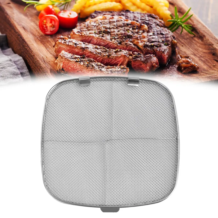 Splatter Shield For AG301 Reusable 5-in-1 Indoor Grill Accessories  Stainless Steel Splatter Screen For