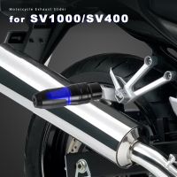 แผ่นเลื่อนอะลูมิเนียมท่อไอเสียรถจักรยานยนต์สำหรับ Suzuki อุปกรณ์เสริม SV1000 SV1000S SV650S SV400 SV 1000/S 650S 2000-2016ฝาครอบ2015