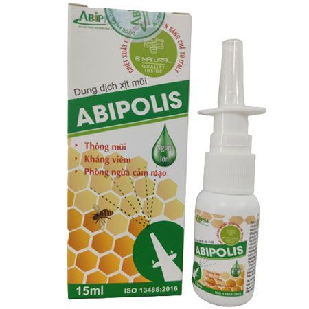 Abipha xịt mũi abipolis 15ml - chiết xuất keo ong - ảnh sản phẩm 1