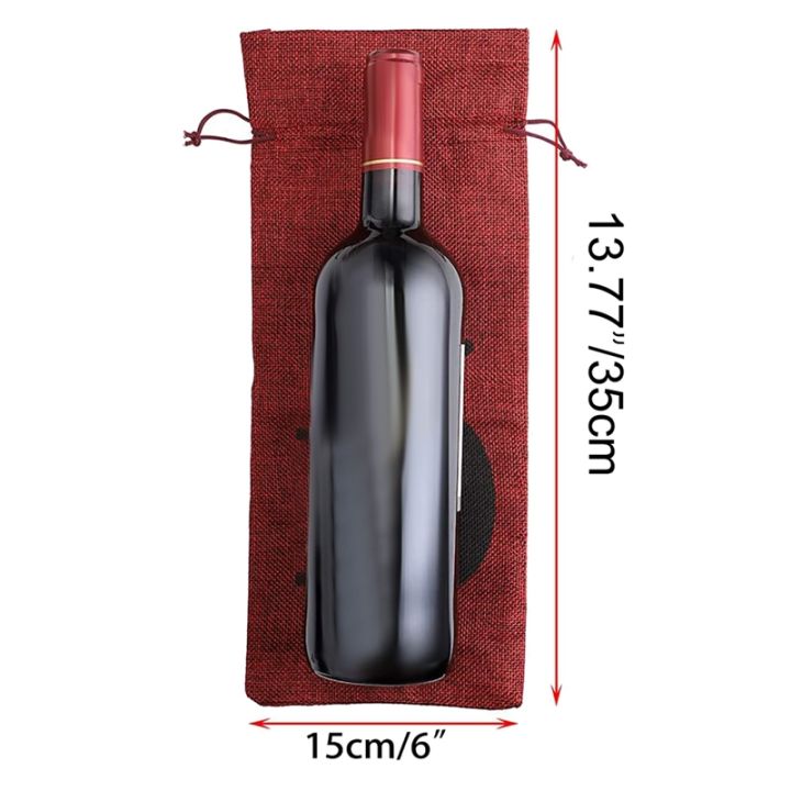 1-to-10-burlap-wine-bags-blind-wine-tasting-wine-bags-wedding-table-numbers-wine-tasting-bags-party-christmas-10-pcs-red