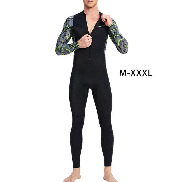 men-scuba-wetsuit-front-zip-diving-rash-guards-surfing-swimming-scuba