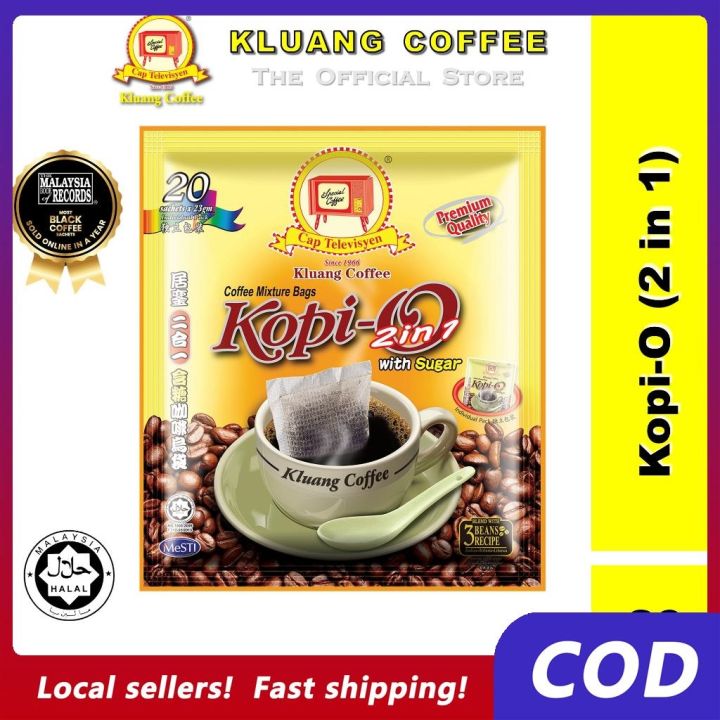 💝Hot Sale💝】 Kluang Coffee Cap Televisyen O (20 individual