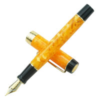 Jinhao 100 Centennial สีส้มเรซิ่นน้ำพุปากกาอิริเดียม EFFMก้มปลายปากกาด้วยแปลงปากกาหมึกธุรกิจสำนักงานโรงเรียนของขวัญปากกา