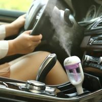 【cw】Car Humidifier Air Purifier 50 ML Essential Oil Aromatpy Diffuser 12 V Portable Auto Fog Fogger filter cotton swabs 10pcs 【hot】