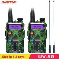 J116วิทยุสื่อสาร2ชิ้น/ล็อต Baofeng 8W UV-5R FM วิทยุสื่อสาร UV5R สมัครเล่นแบบพกพาตัวรับสัญญาณความถี่คู่วิทยุ Ham CB 10กม.