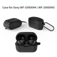 เกราะที่ทนทานได้รับการออกแบบสำหรับ Sony WF-1000XM4ที่ครอบคลุมกรณี,Drop Proof กันกระแทกเต็มร่างกายป้องกันเชลล์กับ Carabiner เข้ากันได้กับ WF-1000XM4หูฟังไร้สายชาร์จกรณี