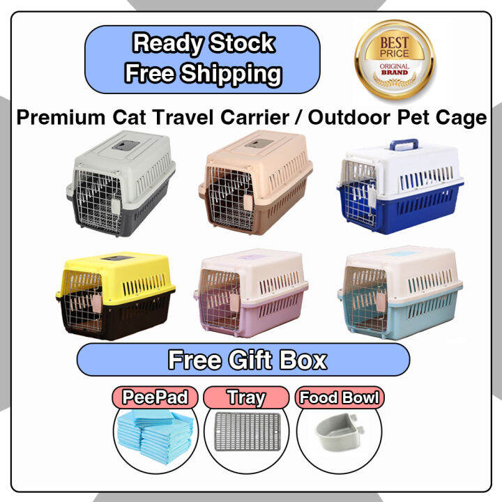 (Ready Stock)Premium Pet Carrier / Cat Outdoor Carrier / Cat Cage / Pet