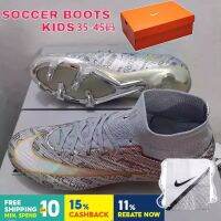 ♦♦▨ Kasut Bola Sepak Budak Air Zoom Mercurial Superfly IX Elite FG Outdoor Football Shoes Mens Boots Unisex Soccer Cle