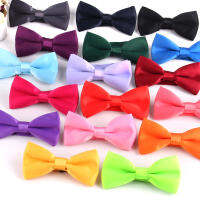 แฟชั่น Bow Tie สำหรับผู้ชายผู้หญิงคลาสสิก Bowtie สำหรับงานแต่งงาน Bowknot ผู้ใหญ่ Mens Bowties Cravats สีแดงสีม่วง Tie-GGHJY STORE