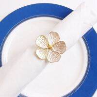 16 Pcs Flower Napkin Buckle Napkin Ring Napkin Ring Used for Wedding Festival Banquet Daily Party Decoration