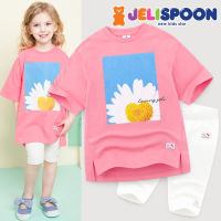 Jelispoon ฤดูร้อนใหม่ดอกไม้ใหญ่หลวมพอดีกับด้านบนและด้านล่าง Korea brand JCPGSE30