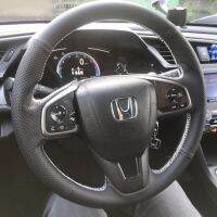 Anti-Slip ของแท้หนังพวงมาลัยรถ id สำหรับ Honda Civic 10 2016-2021 CRV CR-V 2017-2021 Clarity 2016-2021