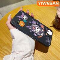 YIWESAN เคสสำหรับ Huawei Y7 Y7 2019,เคส2019ชั้นหนึ่งลายฟักทองคุโรมิเคสโทรศัพท์ดีไซน์ใหม่บางเก๋ไก๋เคสป้องกันขอบสี่เหลี่ยมเคสนิ่มเคสปลอกซิลิโคนกันกระแทก