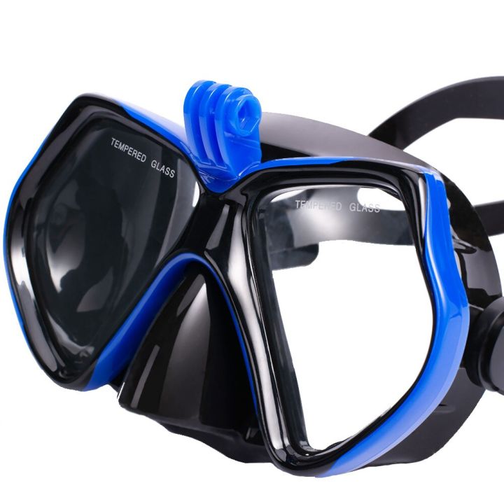 กล้องดำน้ำใต้น้ำแบบมืออาชีพท่อหายใจสำหรับดำน้ำดำน้ำกระโปรงซิลิโคนที่ยึดสำหรับ-gopro-กล้อง