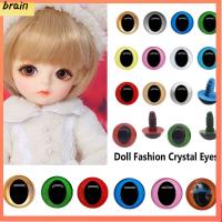 BRAIN 10pcs/5 pairs คุณภาพสูง สำหรับตุ๊กตา BJD อุปกรณ์เสริม ลูกตา ตุ๊กตาทำหัตถกรรม ของเล่นสัตว์เพื่อความปลอดภัย ตาพลาสติก