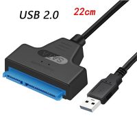 【Big-promotion】 CarbonCOPY USB SATA 3สาย Sata เป็น USB USB 3.0อะแดปเตอร์6 Gbps สนับสนุน2.5นิ้วหน่วยความจำภายนอก SSD HDD ฮาร์ดไดรฟ์22 Pin Sata III A25ร้อน