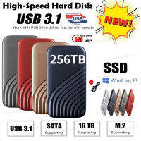 ความเร็วสูง256TB SSD แบบพกพา SSD Type-C USB3.1 128TB 8TB ไดรฟ์ Solid State ภายนอก2TB ฮาร์ดไดรฟ์มือถือสำหรับแล็ปท็อป Xiaomi