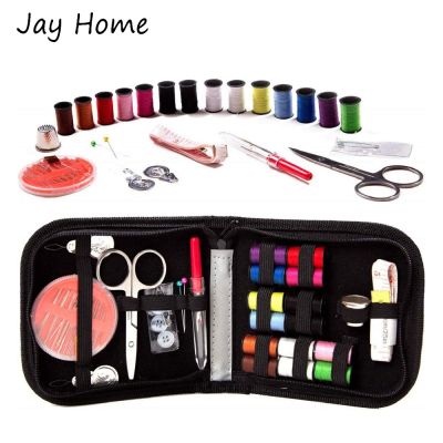 【CC】 27Pcs Multi-function Sewing Kits Needle Thread Spools Storage Supplies Organizer Sets for Beginners