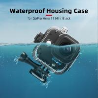 ❀ Vamson for GoPro Hero 11 Mini Black Waterproof Case Dive Housing Diving Shell for GoPro Hero 11 Mini Black Camera Accessories