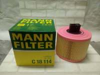 ส่งฟรี กรองอากาศ  BMW Series 3  E90  ( 2004 - 2011 )  รุ่น   323i,  325i, 330i    Engine Air Filter  Mann  C 18114  /  C18114