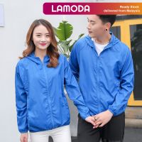 [M-4XL][Lamoda] DICKY เสื้อกันลมน้ำหนักเบาเสื้อแจ็คเก็ตเล่นกีฬาระบายอากาศได้ดีสำหรับผู้หญิงและผู้ชาย