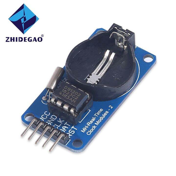 ZHIDEGAO 1 Buah/Lot RTC DS1302 Modul Jam Wtu Nyata Biru Untuk Arduino ...