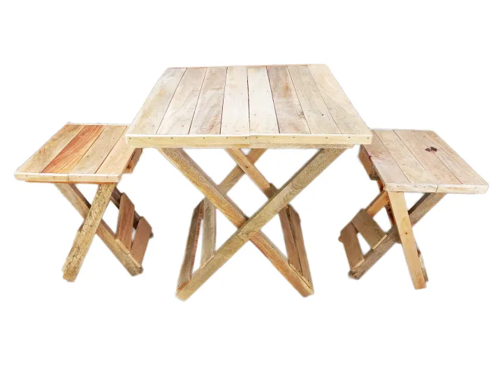 foldable wooden table outdoor