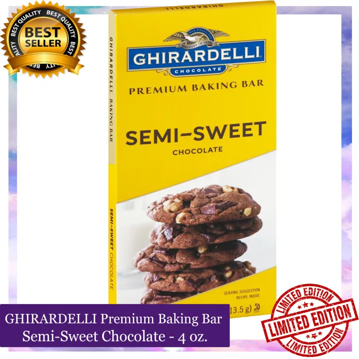 GHIRARDELLI Premium Baking Bar SemiSweet Chocolate 4 oz. Lazada PH