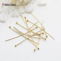 hot【DT】 Wholesale 14k Gold Plated Metal Pin Jewelry Making Beading Pins Findings Supplies Make