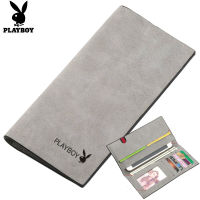 Playboy Men S Wallet Long Multi Card Slot Wallet Frosted High Quality Card Holder Men S Wallet Large Capacity Brand Leather Men S For Wallet