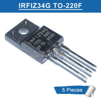 5ชิ้น TO-220F IRFIZ34G IRF1Z34G IRFIZ34GPBF TO220F N-Channel 20A/60V MOSFET ทรานซิสเตอร์ใหม่แบบดั้งเดิม IC