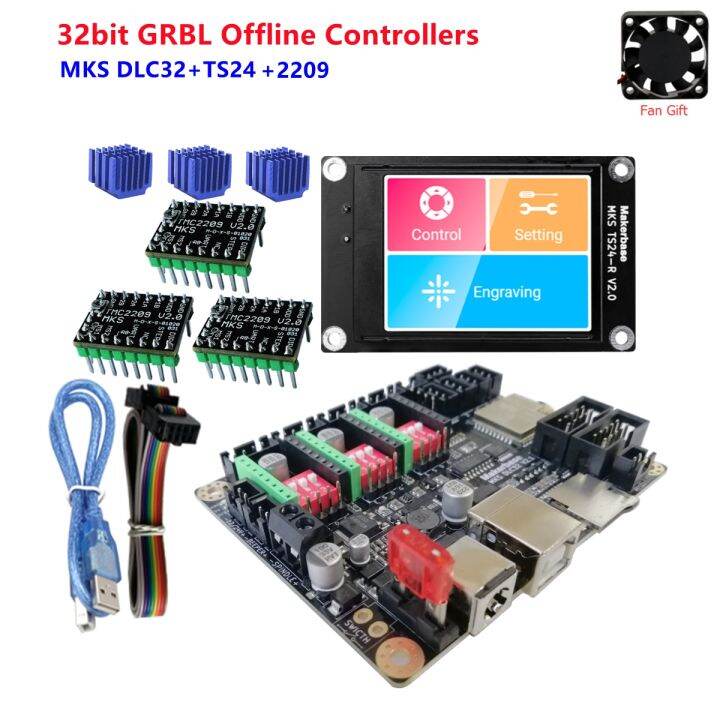 MKS DLC32 Offline Controller 32bits ESP32 Control Board TS24-R Touch ...