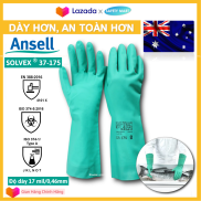 Combo 2 pairs of Ansell alphantec Solvex 37-175 high density anti