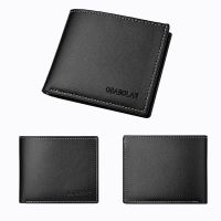 Hot New Style Short Wallet Men 39;s Business Embossed Personality Two-fold Horizontal And Vertical Wallet Coin Clip Wallet