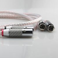 Audiocrast Valhalla Series XLR Balanced Interconnect Cable With Carbon Fiber XLR Plug Male to Female Audio Balanced Cord