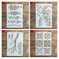 26*18 ซม.ดอกไม้Stencils DIY Craft Layering StencilsสำหรับผนังจิตรกรรมScrapbookingปั๊มแสตมป์อัลบั้มตกแต่ง-Cailine