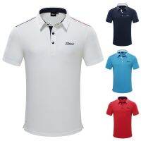 Le Coq UTAA ANEW PXG1 DESCENNTE Master Bunny PEARLY GATES ℡♛  Summer golf clothes mens short-sleeved outdoor sports and leisure tops loose breathable polo shirt T-shirt