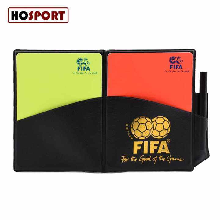 HOSPORT 1 Set Sport Football Soccer Referee Cards Referee Wallet