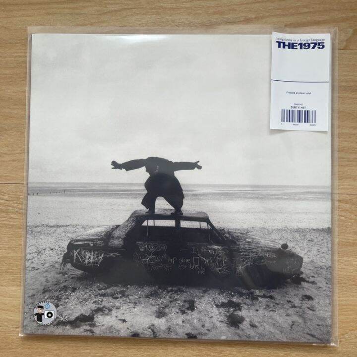 แผ่นเสียง-the-1975-being-funny-in-a-foreign-language-clear-vinyl-lp-album-มือหนึ่ง