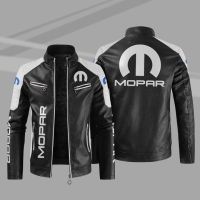 Mopar LOGO jacket windbreaker modified car shop custom leather long-sleeved thin section rainproof jacket