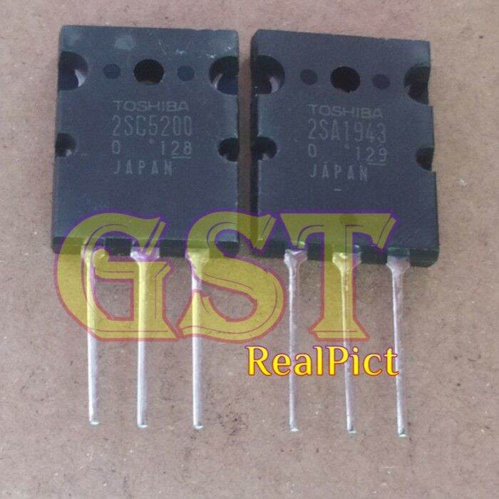 Sepasang Transistor 5200 Toshiba 2SC5200 2SA1943 1943 npn | Lazada